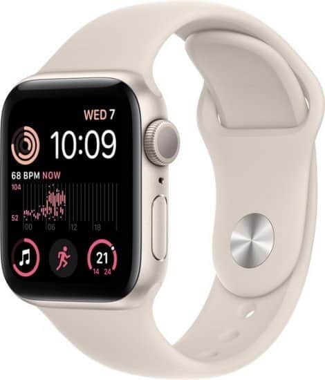 Apple Watch SE 44mm GPS- לבן