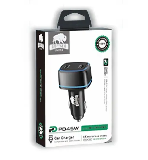 ראש מטען לרכב PD כפול 20W + 25W מבית באפאלו.