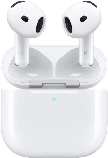 אוזניות אלחוטיות Apple AirPods 4 - כולל מארז טעינה בחיבור USB-C